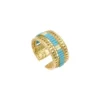 Best Alicudi adjustable medium ring - turquoise Bagues Ajustables