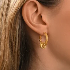 Best Alicudi hoop earrings - gold Créoles
