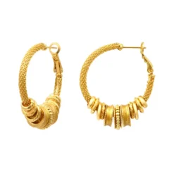 Sale Alicudi hoop earrings - gold-plated Créoles