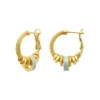 Discount Alicudi hoop earrings - turquoise Créoles