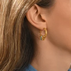 Discount Alicudi hoop earrings - turquoise Créoles