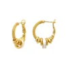 Alicudi hoop earrings - white Créoles
