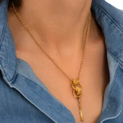 Clearance Alicudi long necklace - gold Sautoirs & Colliers Longs
