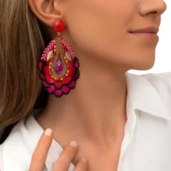 Best Alizia clip-on earrings - fuchsia pink Clips