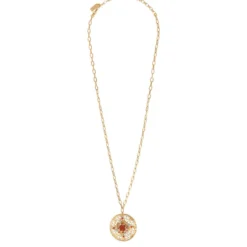 Clearance Angelic Pendant Chain Necklace - Multicolored Pendentifs Et Médailles