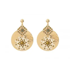 Sale Angelique clip-on earrings - gold Clips