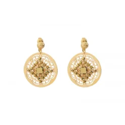 Outlet Angelique clip-on earrings - gold Clips