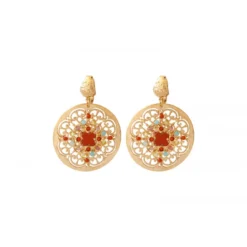 Discount Angelique clip-on earrings - multicoloured Clips