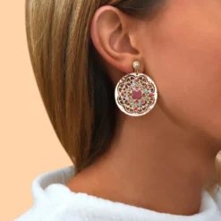 Discount Angelique clip-on earrings - multicoloured Clips