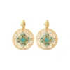 Hot Angelique clip-on earrings - turquoise Clips