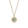 Hot Angelique delicate chain pendant necklace - turquoise Sautoirs & Colliers Longs|Pendentifs Et Médailles