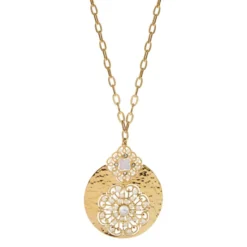 Sale Angelique delicate long necklace - white Sautoirs & Colliers Longs