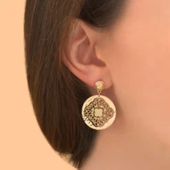 Clearance Angelique fine stud earrings - gold Percées / Tiges