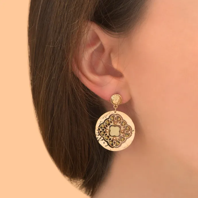 Clearance Angelique fine stud earrings - gold Percées / Tiges