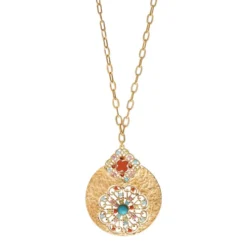 Best Angelique long necklace - multicoloured Sautoirs & Colliers Longs
