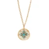 Angelique pendant chain necklace - turquoise Pendentifs Et Médailles