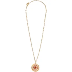 Online Angelique Pendant Chain Necklace - Red Sautoirs & Colliers Longs|Pendentifs Et Médailles