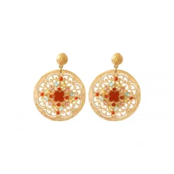 Angelique pierced stud earrings - multicoloured Percées / Tiges