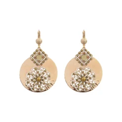 New Angelique sleeper earrings - gold Dormeuses