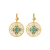 Online Angelique sleeper earrings - turquoise Dormeuses