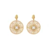 Discount Angelique thin clip-on earrings - white Clips