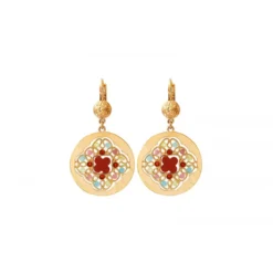 New Angelique thin sleeper earrings - multicoloured Dormeuses