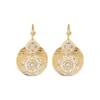 Best Angelique wide sleeper earrings - white Dormeuses
