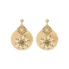 Sale Angelique wide stud earrings - gold Percées / Tiges