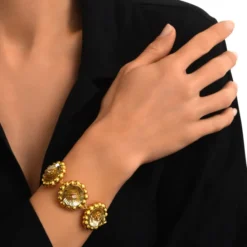 Sale Angèle adjustable chain bracelet - gold Bracelets XXL