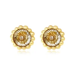 Best Angèle pierced stud earrings - gold Percées / Tiges|Boucles D'oreilles XXL