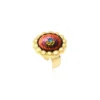 Online Angèle round ring - orange Bague XXL