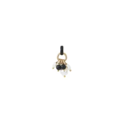 Best Annella delicate pendant necklace - black and white Sautoirs & Colliers Longs|Pendentifs Et Médailles
