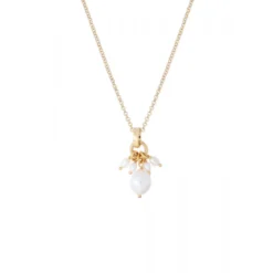 New Annella fine pendant necklace - white pearl Sautoirs & Colliers Longs|Pendentifs Et Médailles