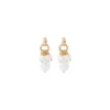 Clearance Annella fine stud earrings - white pearl Percées / Tiges