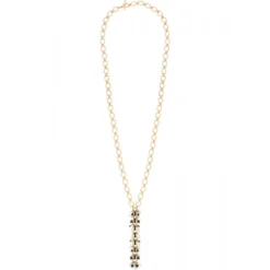 Best Annella long necklace - black and white Sautoirs & Colliers Longs