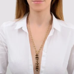 Best Annella long necklace - black and white Sautoirs & Colliers Longs