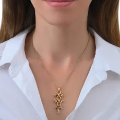 Annella pendant necklace - gold Sautoirs & Colliers Longs|Pendentifs Et Médailles