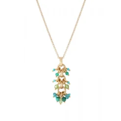 Clearance Annella pendant necklace - green Sautoirs & Colliers Longs|Pendentifs Et Médailles