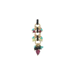 Hot Annella pendant necklace - red and turquoise Sautoirs & Colliers Longs|Pendentifs Et Médailles