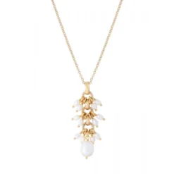 Best Annella pendant necklace - white pearl Sautoirs & Colliers Longs|Pendentifs Et Médailles