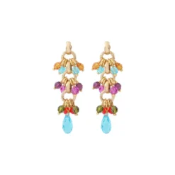 Best Annella pierced stud earrings - multicoloured Percées / Tiges