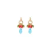 Discount Annella thin stud earrings - multicoloured Percées / Tiges