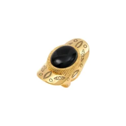 Discount Arizona Dream Adjustable Wide Ring - Black Bagues Ajustables|Bagues Grandes Tailles
