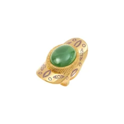 Discount Arizona Dream Adjustable Wide Ring - Green Bagues Ajustables|Bagues Grandes Tailles