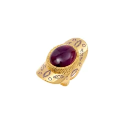 Arizona Dream Adjustable Wide Ring - Purple Bagues Grandes Tailles|Bagues Ajustables