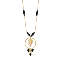 Outlet Arizona Dream long necklace - black Sautoirs & Colliers Longs