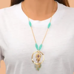 Arizona Dream long necklace - green Sautoirs & Colliers Longs