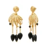 Discount Arizona Dream pierced stud earrings - black Percées / Tiges
