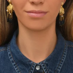 Discount Arizona Dream pierced stud earrings - black Percées / Tiges