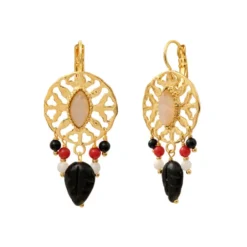 Sale Arizona Dream sleeper earrings - black Dormeuses